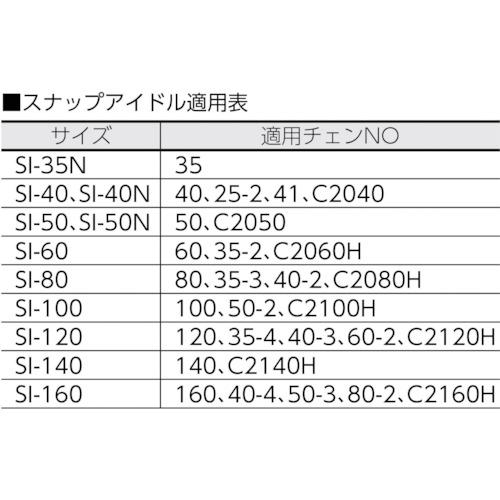 ■センクシア スナップアイドル(チエン用テンショナー)〔品番:SI120〕【4124880:0】[店頭受取不可]_1