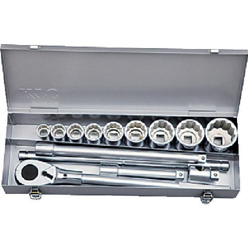 USCPA 全部セット □KTC 19.0sq.ソケットレンチセット[14点]〔品番:TB614B〕【4126247:0