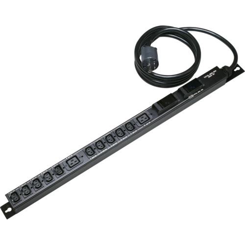 ■明工 200V PDU(C13X5.C19X1ブレーカー)X2 3mL6-30B〔品番:MR7546T4A3〕【4162751:0】[店頭受取不可]