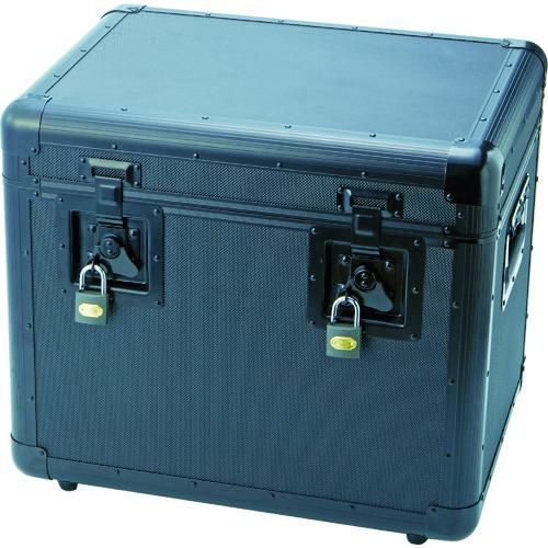 ■TRUSCO 万能アルミ保管箱 黒 480X360X410〔品番:TAC480BK〕【4162943:0】[店頭受取不可]