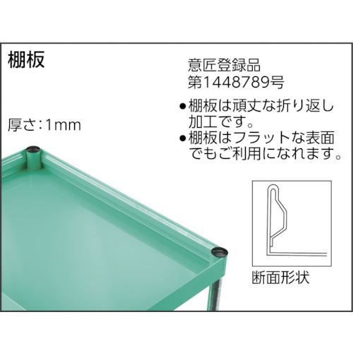 ■【在庫限り】TRUSCO ツールワゴン ファルコンワゴン750X500 1段引出付 ゴム車輪 ホワイト〔品番:FAW773VW〕【4164563:0】[直送DS][店頭受取不可]_1