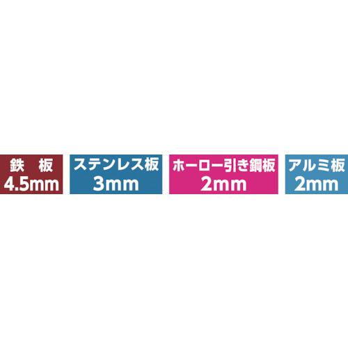 ■UNIKA 超硬ホールソーメタコア 100mm〔品番:MCS100〕【4169051:0】[店頭受取不可]_2