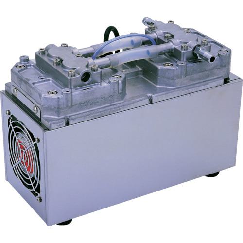 ■アルバック 単相100V ダイアフラム型ドライ真空ポンプ 全幅153mm〔品番:DA81SK〕【4182600:0】[店頭受取不可]