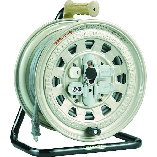 ■ハタヤ サンタイガーリール 温度センサー付コードリール 単相100V30M〔品番:GT30S〕【4189671:0】[店頭受取不可]