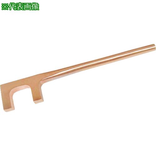 ■HAMACO 防爆工具 バルブハンドル(角)〔品番:CBBH500〕【4207718:0】[店頭受取不可]
