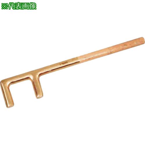 ■HAMACO 防爆工具 バルブハンドル(丸軸) 間口60mm〔品番:CBVH500〕【4209974:0】[店頭受取不可]