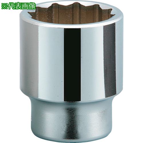 ■KTC 19.0sq.ソケット(十二角) 対辺寸法80mm 全長90mm〔品番:B680W〕【4210346:0】[店頭受取不可]