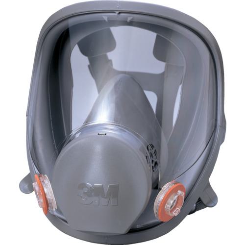 ■3M 防毒マスク全面形面体 6000F Lサイズ〔品番:6000FL〕【4223837:0】[店頭受取不可]