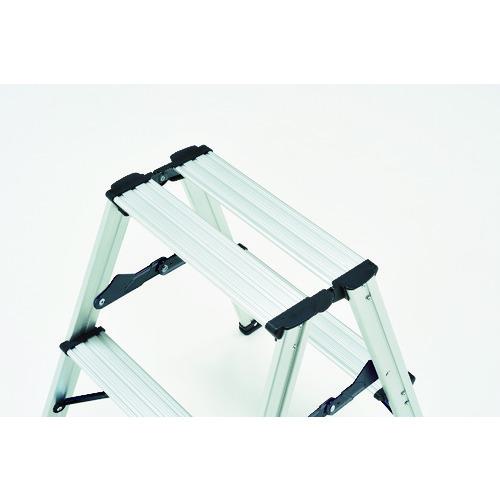 ■TRUSCO アルミ製踏台 2段 高強度型 黒〔品番:TSAF2BK〕【4234111:0】[店頭受取不可]_2