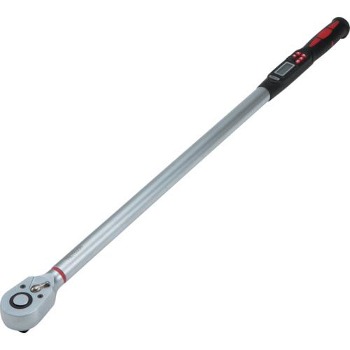 ■TONE トルクレンチ(デジタル式) ラチェットデジトルク 差込角19mm 全長945mm〔品番:T6DT500H〕【4334485:0】[直送DS][店頭受取不可]