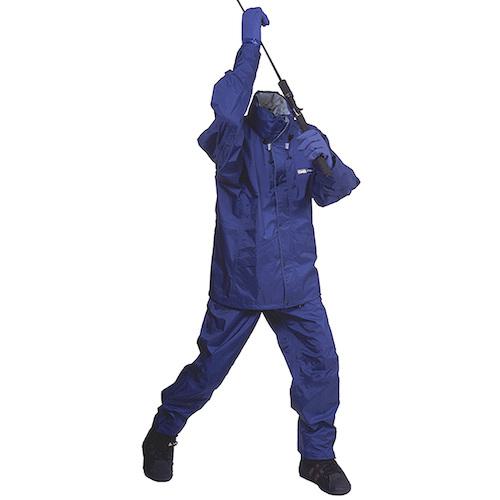 カジメイク 7700553L スリーレイヤースーツ　ネイビー　３Ｌ カジメイク 7700553L スリーレイヤースーツ ネイビー ３Ｌ