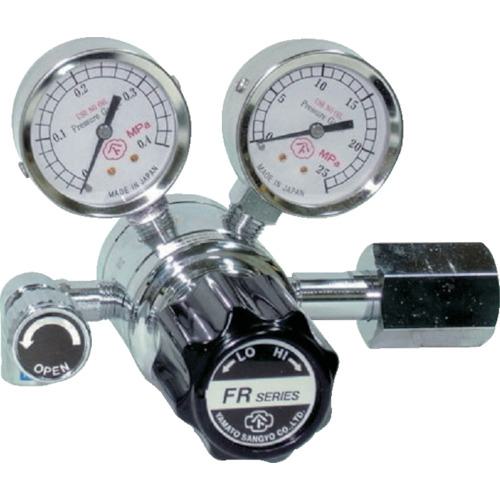 ■YAMATO 分析機用二段式圧力調整器  FR-1B-R-11N01-2204〔品番:FR1BR11N012204〕【4344596:0】[店頭受取不可]