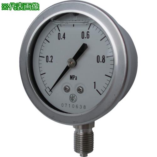 ■長野 グリセリン入圧力計 圧力レンジ(MPa):0.0~2.50〔品番:GV501232.5MP〕【4349687:0】[店頭受取不可] 6,365円