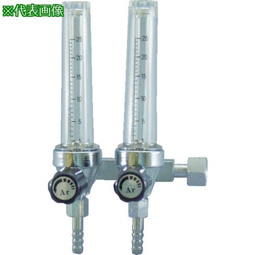 ■YAMATO フロート式流量計 二連式 F2M-10-N2〔品番:F2M10N2〕【4357817:0】[店頭受取不可]