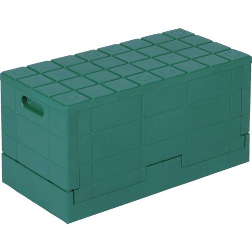 ■サンコー 折りたたみコンテナー 559800 ディスプレイオリコン6030緑〔品番:SK6030GR〕【4390911:0】[店頭受取不可]