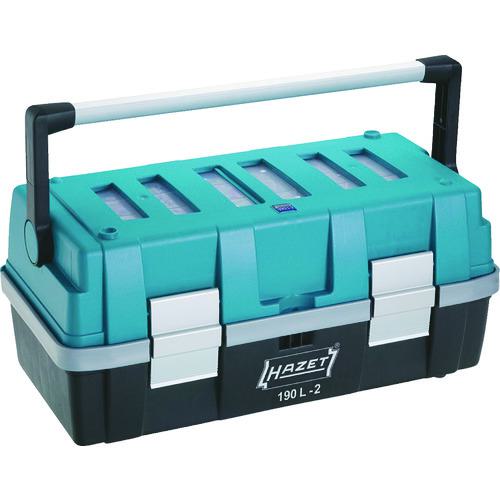 ■HAZET パーツケース付ツールボックス〔品番:190L2〕【4392736:0】[店頭受取不可]