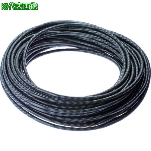 ■PANDUIT コルゲートチューブ ポリエチレン スリット付き黒 内径23.2mm 30.48m〔品番:CLT100FC20〕【4401433:0】[店頭受取不可]