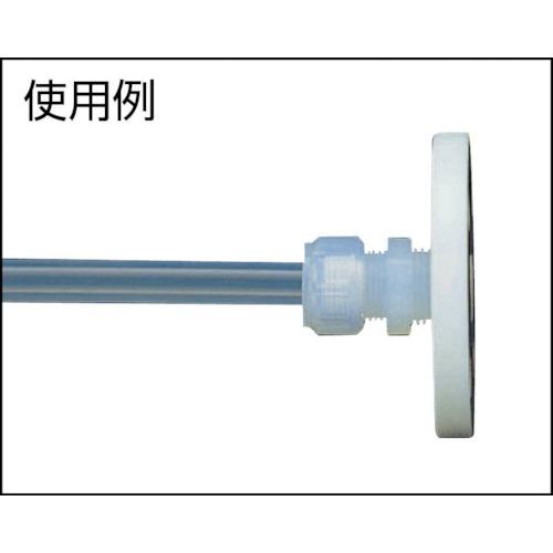 ■フロンケミカル フッ素樹脂(PTFE)フランジ 25A×10K×RC3/8〔品番:NR1405022〕【4404815:0】[店頭受取不可]_1