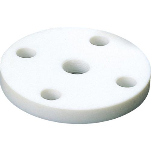 ■フロンケミカル フッ素樹脂(PTFE)フランジ 25A×10K×RC3/8〔品番:NR1405022〕【4404815:0】[店頭受取不可]
