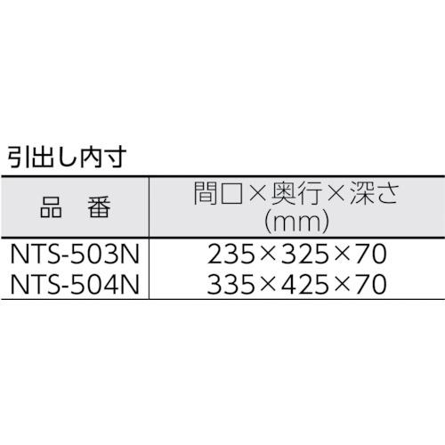 ■TRUSCO ツールワゴン 800X500XH880 引出・扉付 ヤンググリーン〔品番:NTS504NYG〕【4408438:0】[直送DS][店頭受取不可]_1