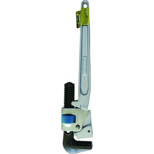 ■HIT ブルーアルミパイプレンチ 白管 被覆管 兼用 600mm〔品番:ALP600J〕【4437594:0】[店頭受取不可]