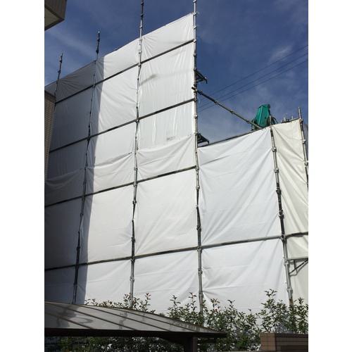 ■ユタカメイク 白防炎シート普及型 5.4m×5.4m〔品番:B245〕【4446577:0】[店頭受取不可]_2