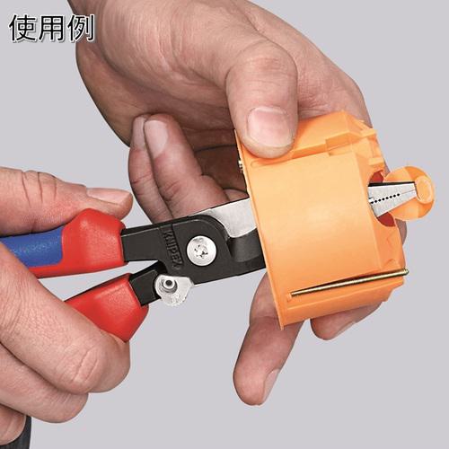 ■KNIPEX 多機能 えれくとろプらいやー プらすちッくはンドる〔品番:1381200〕【4467264:0】[店頭受取不可] 楽天市場】□KNIPEX 多機能 えれくとろプらいやー ろッく付