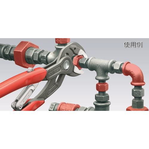■KNIPEX ウォーターポンププライヤー(スマートグリップ) 250mm〔品番:8501250〕【4469224:0】[店頭受取不可]_3