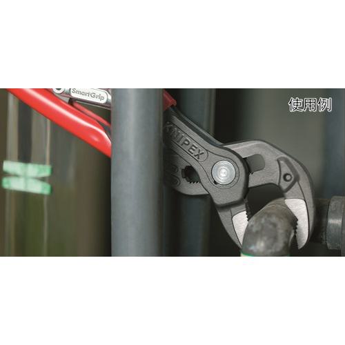 ■KNIPEX ウォーターポンププライヤー(スマートグリップ) 250mm〔品番:8501250〕【4469224:0】[店頭受取不可]_4