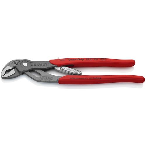 ■KNIPEX ウォーターポンププライヤー(スマートグリップ) 250mm〔品番:8501250〕【4469224:0】[店頭受取不可]