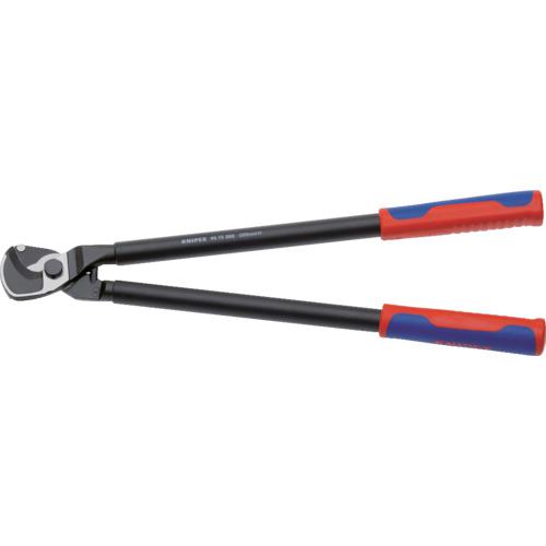 ■KNIPEX ケーブルカッター 500mm〔品番:9512500〕【4469631:0】[店頭受取不可]