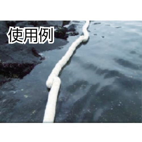 ■TRUSCO フェンス型オイルキャッチャーΦ100X3500〔品番:TRF350〕【4473957:0】[店頭受取不可]