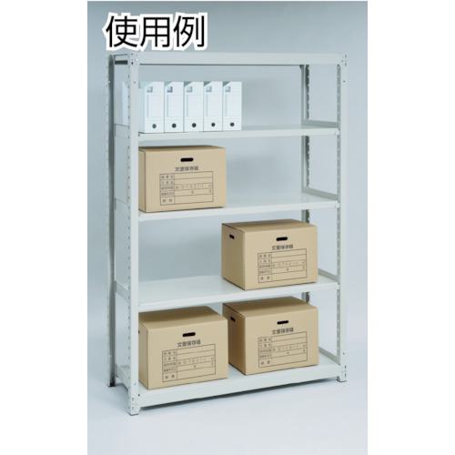 ■TRUSCO スチールラック M2型軽中量棚 1160X600XH2400 5段 連結 ネオグレー〔品番:M28465B〕【4500709:0】[直送DS][店頭受取不可]