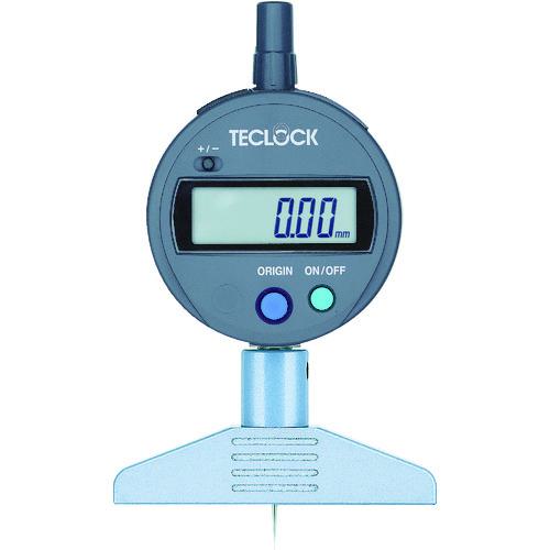 ■TECLOCK デジタルデプスゲージ 測定範囲0~12mm〔品番:DMD210S2〕【4514882:0】[店頭受取不可]