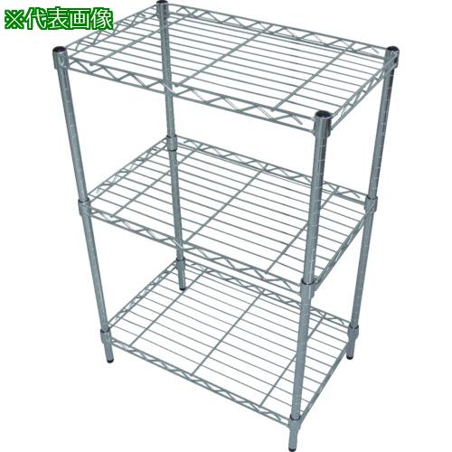 ■TRUSCO ステンレス製メッシュラック 550X350XH830 4段〔品番:TSM193234〕【4540450:0】[直送DS][店頭受取不可] 28,667円