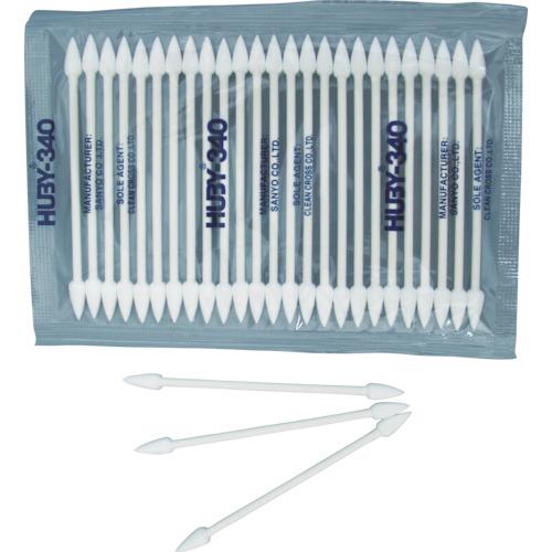 ■HUBY 3インチ 工業用綿棒(先端コーン型)CA-003 (25000本入)〔品番:CA003〕【4578708:0】[店頭受取不可] 39,897円