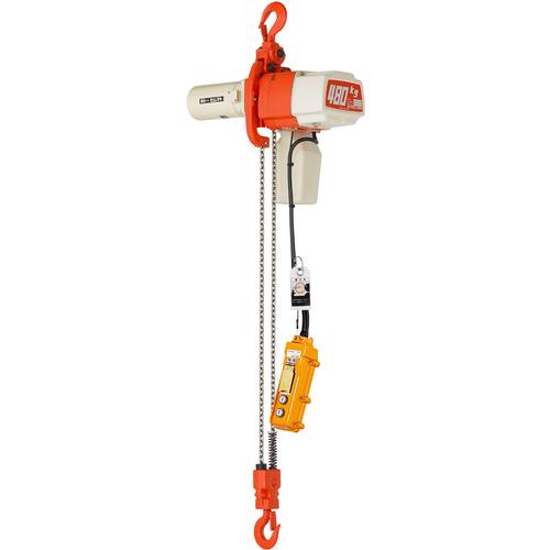 ■KITO 電気チェーンブロック キトーセレクト 2速選択形 480kg×3m〔品番:ED48SD〕【4579518:0】[店頭受取不可]