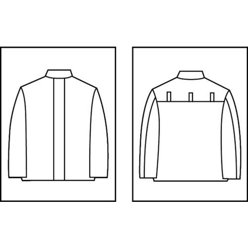 □テイケン 炉前遮熱アルミ作業上着〔品番:AWW13L〕【4624190:0】[