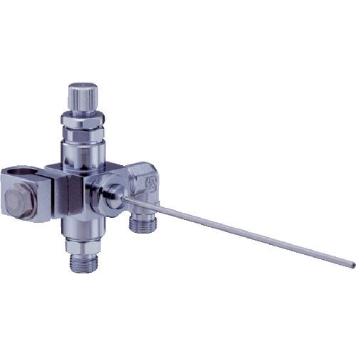 ■扶桑 ルミナ自動スプレーガンHM-3L(丸吹き φ0.7x100L針ノズル型)〔品番:HM3L〕【4647611:0】[店頭受取不可]