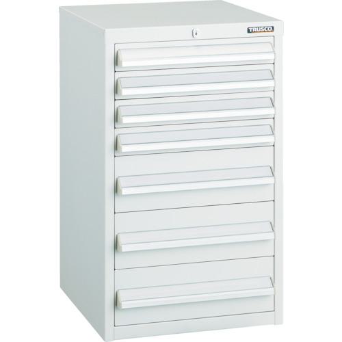 ■TRUSCO LVR型キャビネット 392X412XH660 引出7段 W〔品番:LVR661W〕【4652380:0】[直送DS][店頭受取不可]