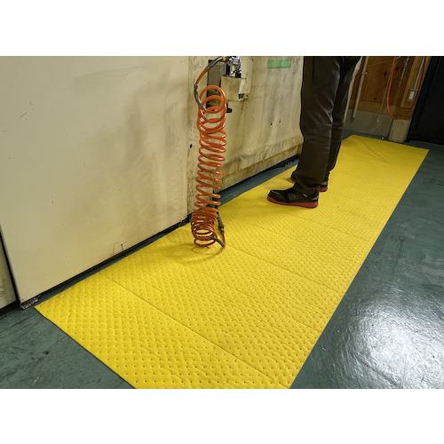 ■JOHNAN 油吸収材 アブラトール ロール 25センチ毎ミシン目タイプ〔品番:AR80Y〕【4694414:0】[店頭受取不可]