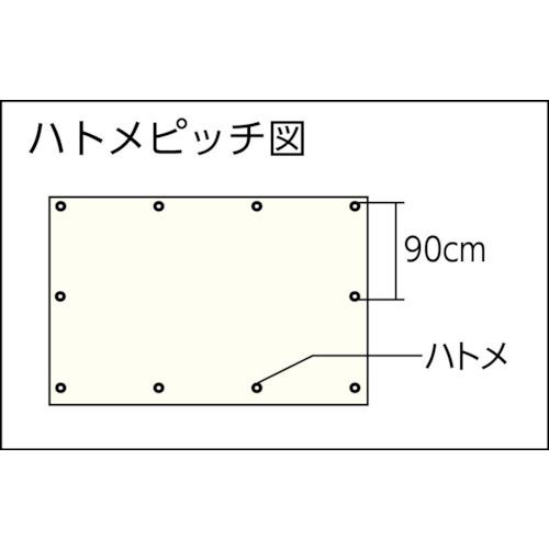 ■ユタカメイク シート #3000ブルーシート大畳み 1.8m×1.8m (30枚入)〔品番:PBZL01〕【4706935:0】[店頭受取不可]_3