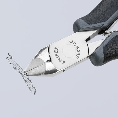 ■KNIPEX ESD超硬刃エレクトロニクスニッパー 120mm 静電気防止 小ベベル付き〔品番:7732120HESD〕【4713761:0】[店頭受取不可]_5
