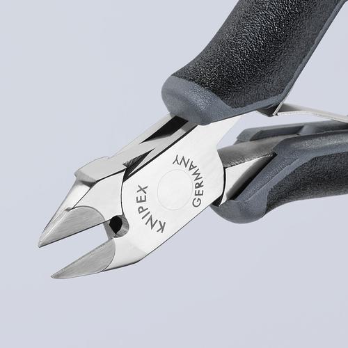 ■KNIPEX ESD超硬刃エレクトロニクスニッパー 120mm 静電気防止 小ベベル付き〔品番:7732120HESD〕【4713761:0】[店頭受取不可]_3