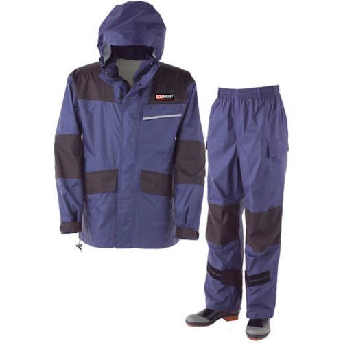 カジメイク 仕事合羽 ネイビー 3L KM001553L 保護具 作業服 雨具(代引不可)【送料無料】 □カジメイク 仕事合羽 ネイビー 3L〔品番:KM001553L〕【4728891:0