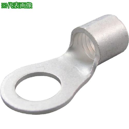 ■ニチフ 裸圧着端子 R形(100P) より線26.66~42.42 外寸22mm スタッド径13mm〔品番:R3812〕【4731450:0】[店頭受取不可]