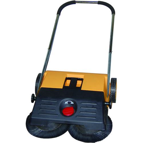 ■アクアシステム 手押し式 エコスイーパー 両サイドブラシ付 床〔品番:AJL550S〕【4747356:0】[店頭受取不可]