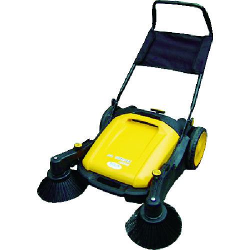 ■アクアシステム 手押し式 エコスイーパー 両サイド・ローラーブラシ付 床〔品番:AJL920S〕【4747372:0】[直送DS][店頭受取不可]