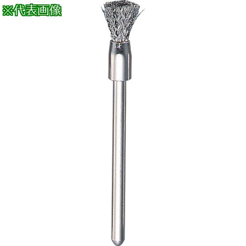 ■TRUSCO まとめ買い エンド型ブラシ ステンレス0.1XΦ5X軸Φ3 50入〔品番:53E450P〕【4747861:0】[店頭受取不可]