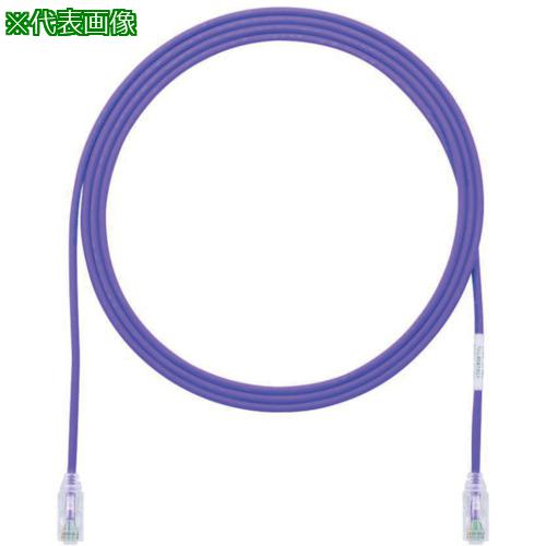 ■PANDUIT カテゴリ6細径パッチコード 15m 紫 UTP28SP15MVL〔品番:UTP28SP15MVL〕【4755162:0】[店頭受取不可]